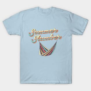 Summer Slumber Hammock Beach Sunset T-Shirt